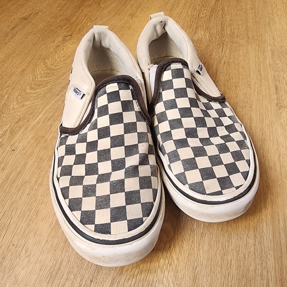 Classic Checkered Vans Slip Ons Children's Size 2.0 - Picture 2 of 3